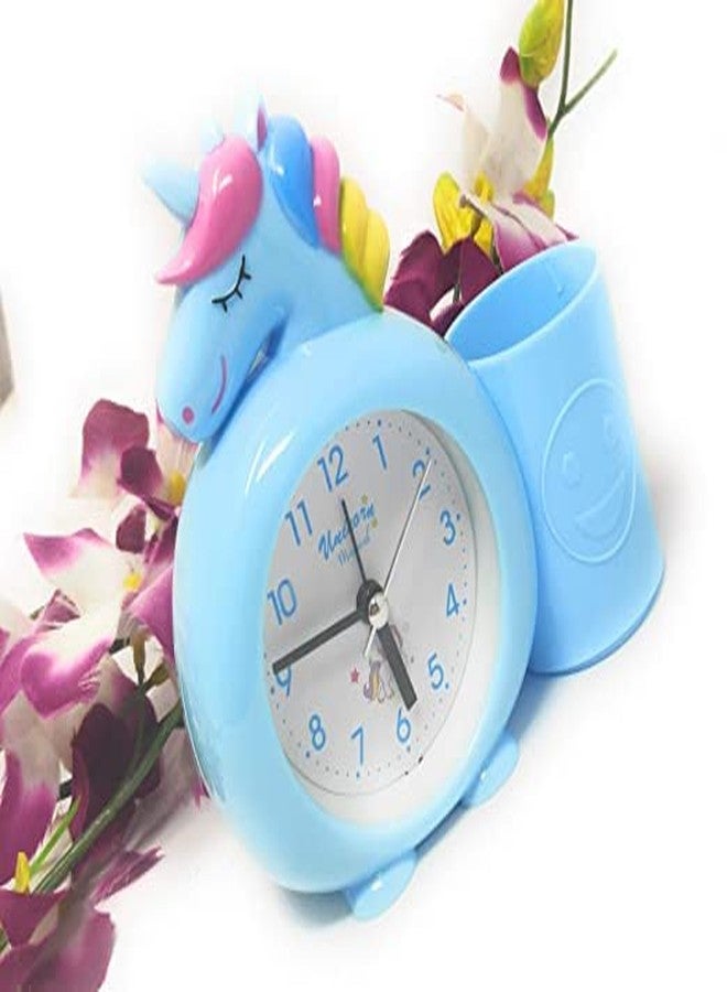 Tera13 TERA 13 (1 Piece Unicorn Alarm Clock for Girls | Unicorn Clock with Pen Stand for Kids | Table Clock for Kids Smart Silent Bedside Alarm Clock | Timer Watch for Kids Girls Return Gifts - Image 2